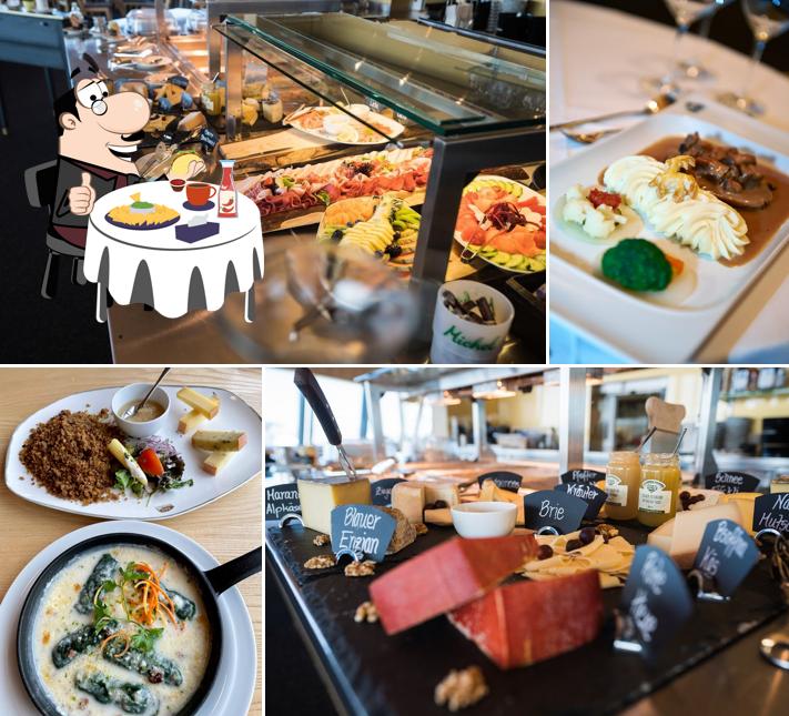 Piatto di formaggi al 360° Panoramarestaurant Weisshorngipfel
