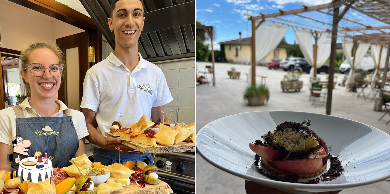 Piatto di formaggi al Agriturismo Il Campagnino