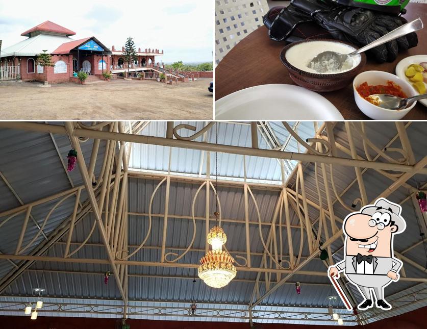 Check out the picture depicting exterior and food at Amar Only Veg
