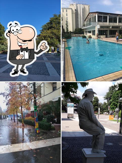 La foto di esterno e bevanda da Hotel Terme Milano