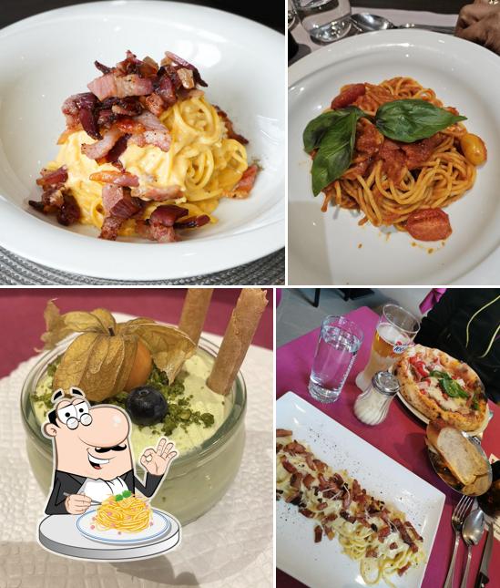 Spaghetti alla carbonara al Restaurant Il Bivio