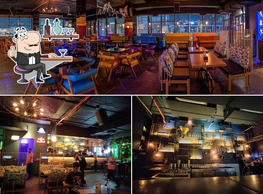 The interior of Local Gastro Bar Hinjawadi