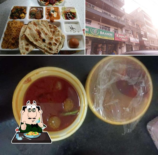 The restaurant's food and exterior