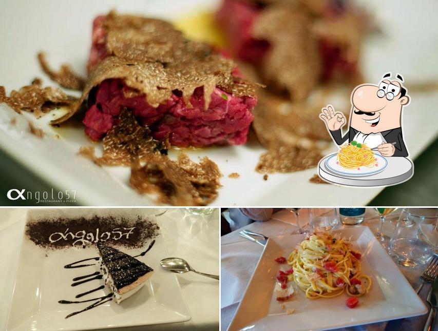 Spaghetti alla carbonara al ANGOLO 57