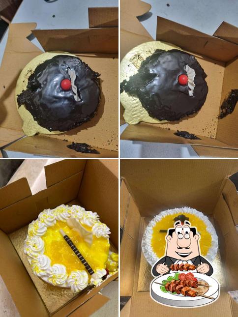 Food at Baking Cake