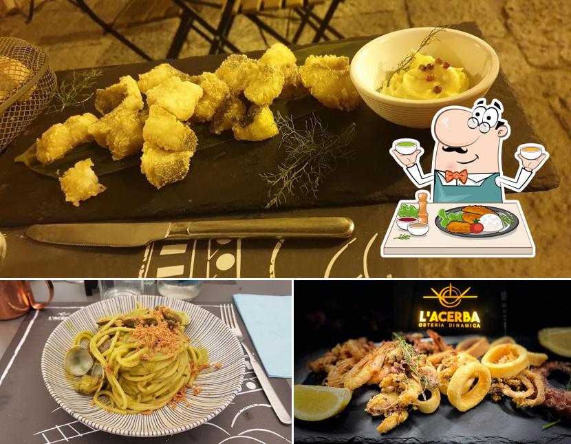 Calamari fritti al L'Acerba Osteria Dinamica