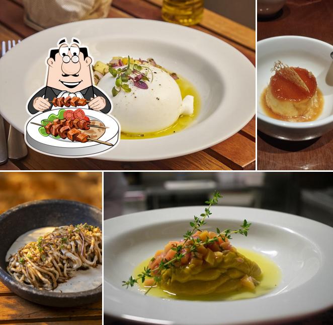 Creme brulée em DoRo Gastronomia