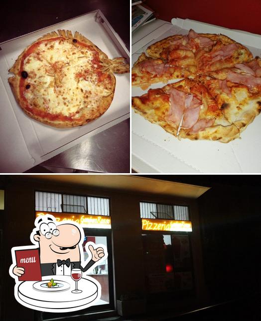 La foto della cibo e interni di Pizzeria Gambero Rosso