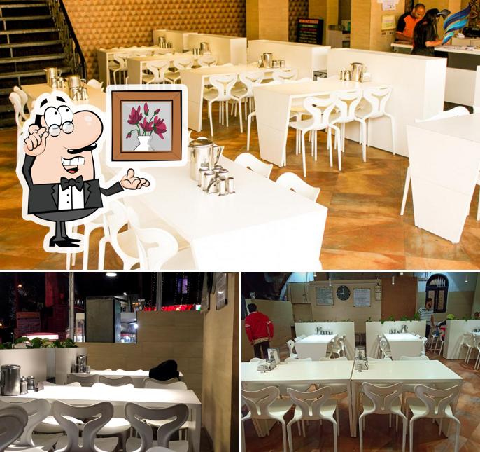 The interior of Nukkad Veg & Non Veg Restaurant
