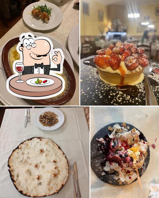 Cibo al Ristorante Le Colombe Nemi