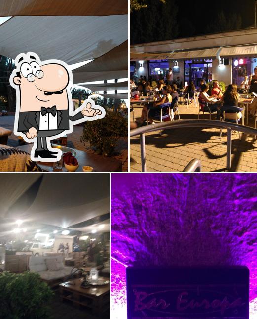 Gli interni di Bar Europa Mondragone
