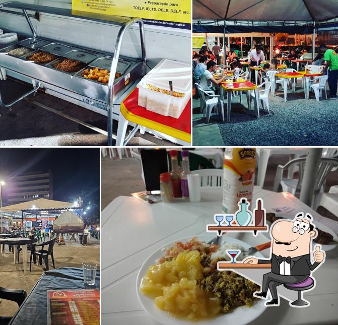 O interior do Churrasquinho do Parque