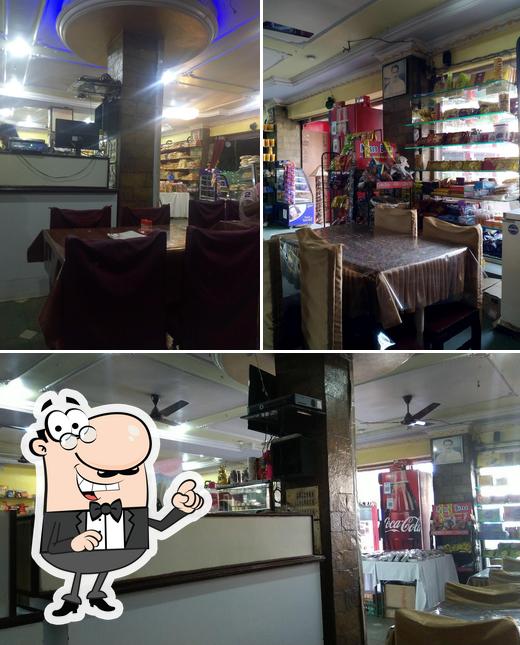 The interior of Ganesh Sweets