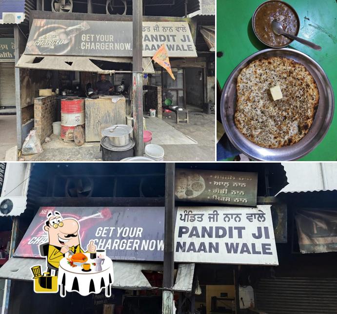 This is the photo displaying food and exterior at Pandit Ji Naan