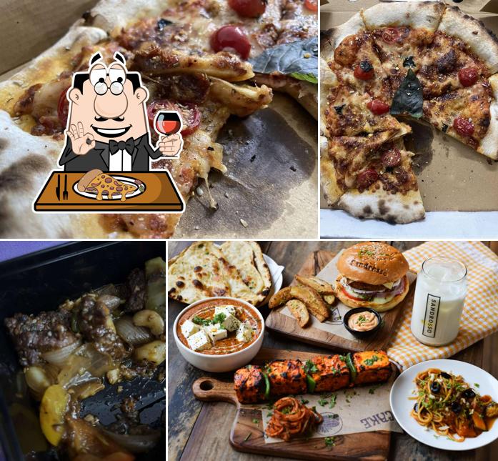 Try out pizza at Sandrosso By Coffee Roasters