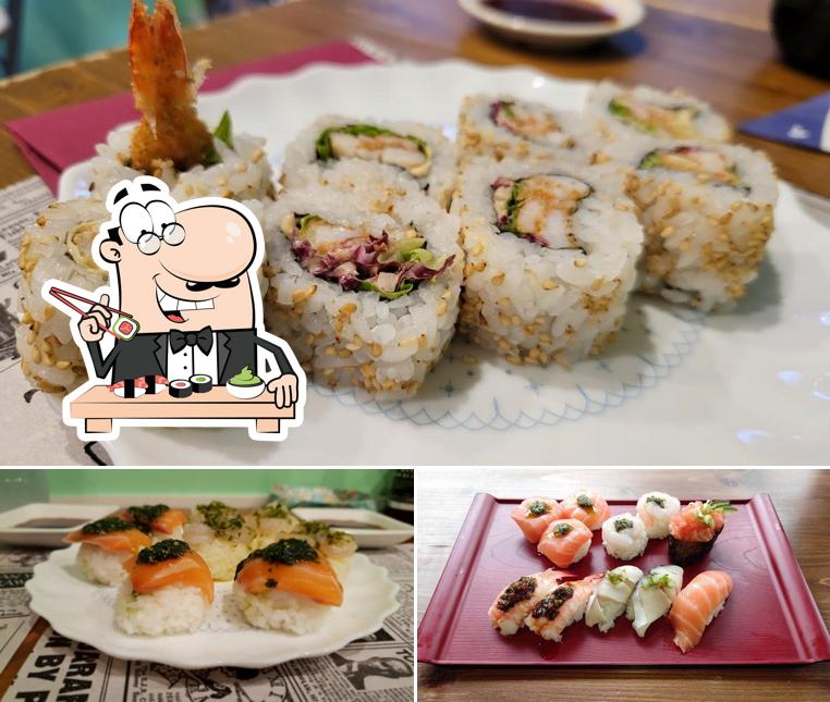 Prenditi le varie opzioni di sushi