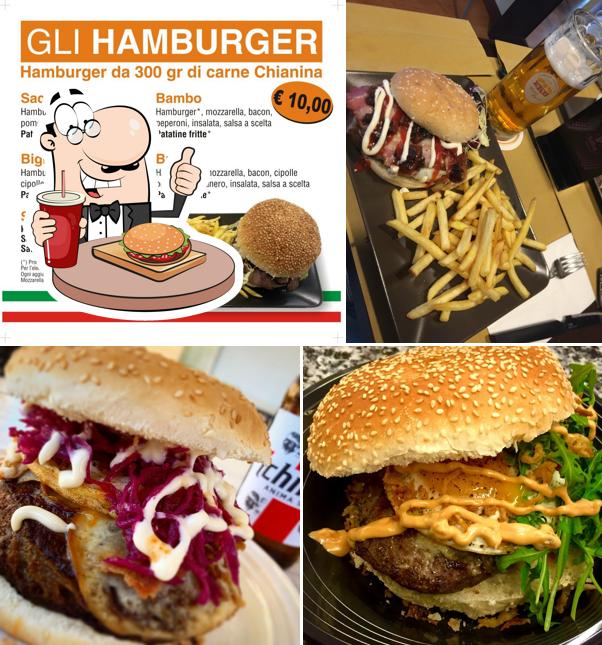 Prova un hamburger a Pizza Max