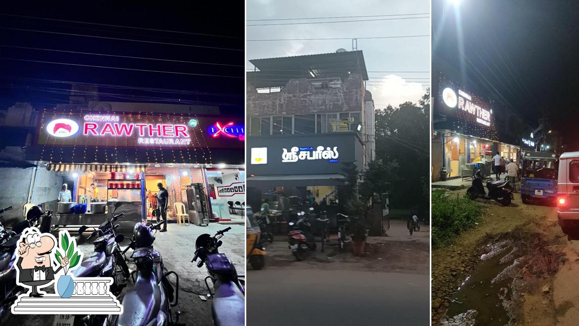 The exterior of Chennai Rawther