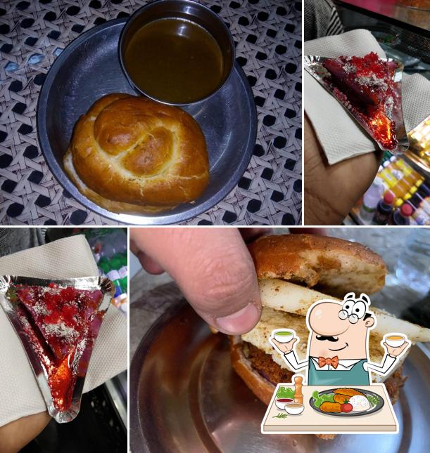 Food at Kala Burger Wala