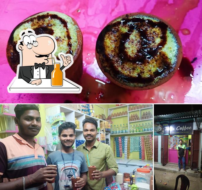 Enjoy a beverage at PINTU Tea & Coffee