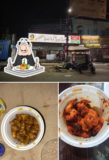 The restaurant's food and exterior