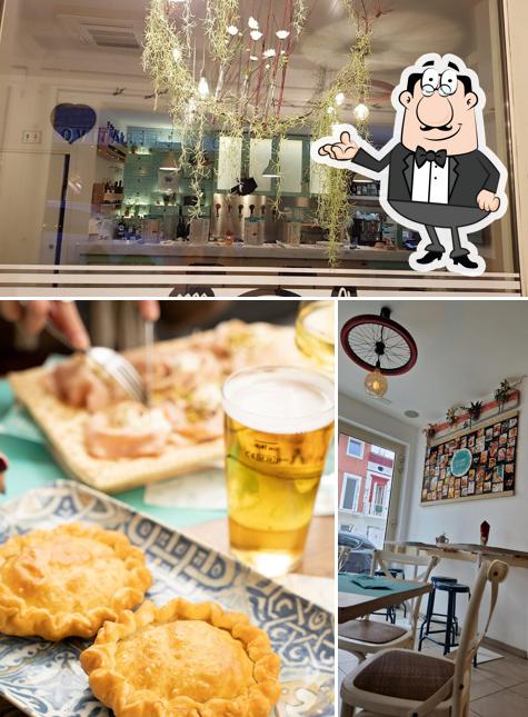 Gli interni di Mille Lire Tigelleria