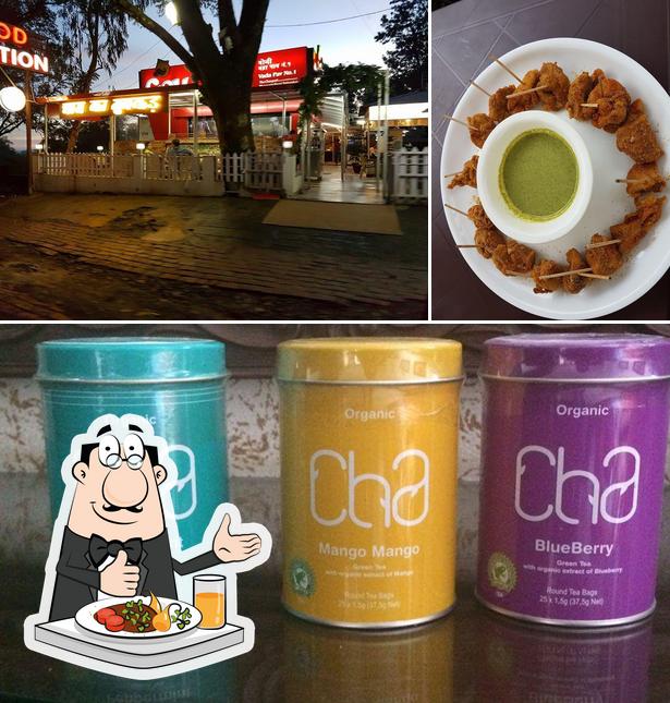 Among various things one can find food and beer at Goli Restaurant