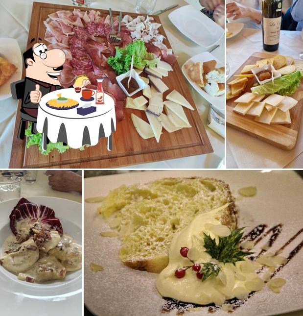 Piatto di formaggi al Pizzeria Degustando