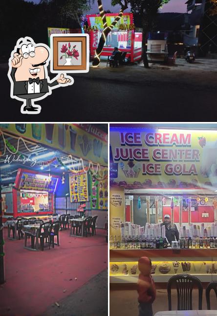 Armaan Ice Gola, Juices and snacks