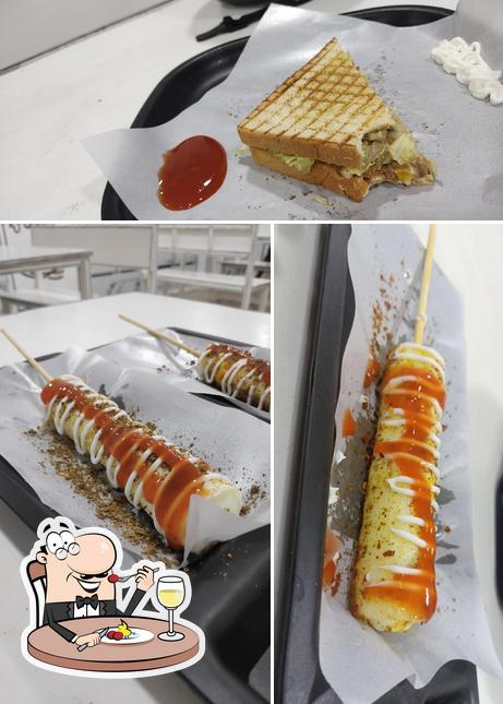 Food at D'Eggsact - 2D Themed Cafe