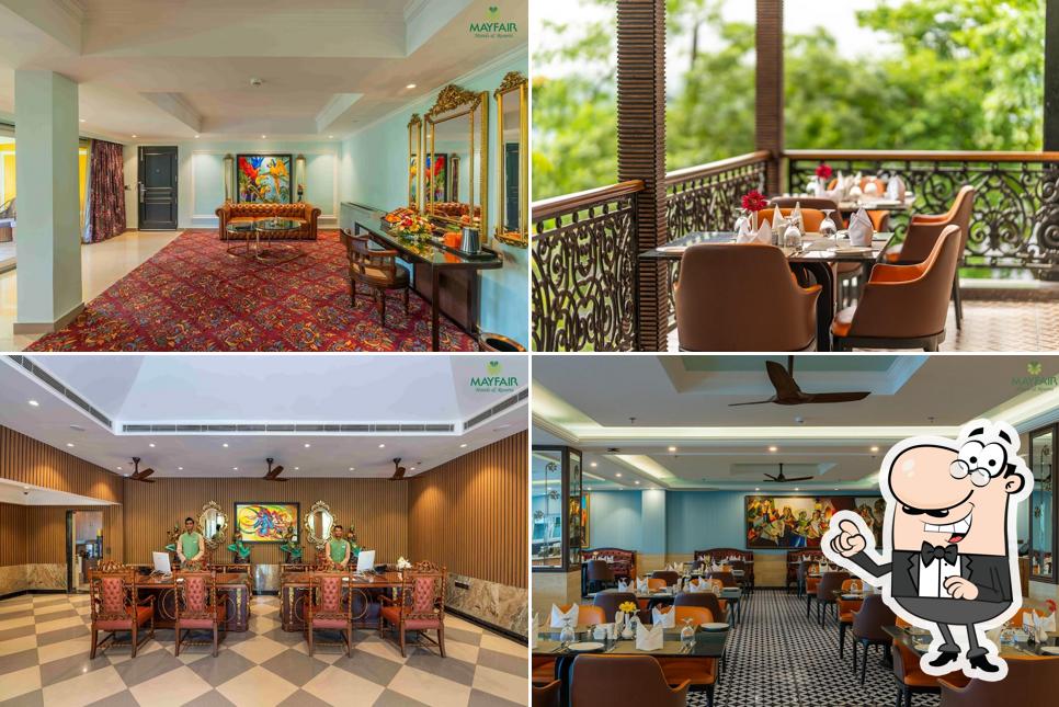 The interior of Mayfair Spring Valley Resort, Guwahati