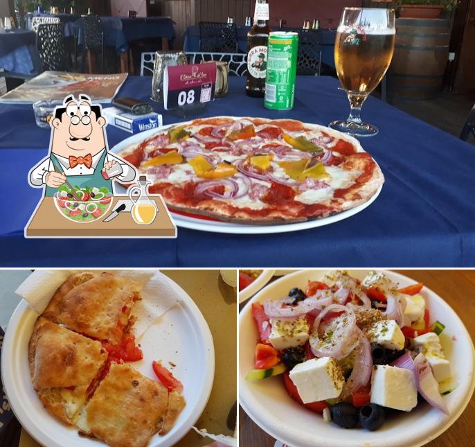 Insalata greca al Osteria/Bar Spaggia Lunga il Fortullino
