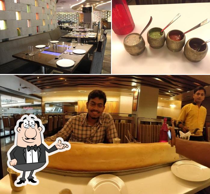 The interior of Sankalp Restaurant - South Indian Restaurant