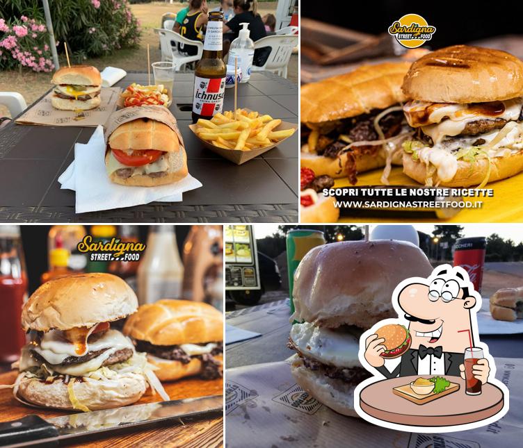 Ordina un hamburger a Sardigna Street Food