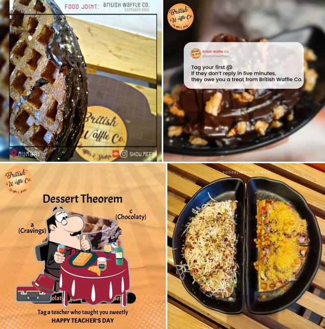 Waffles at British Waffle Co