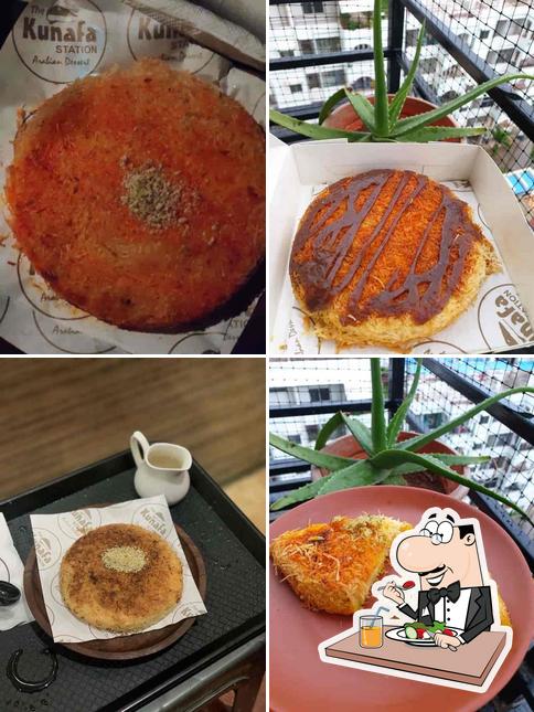 Food at The Kunafa Station