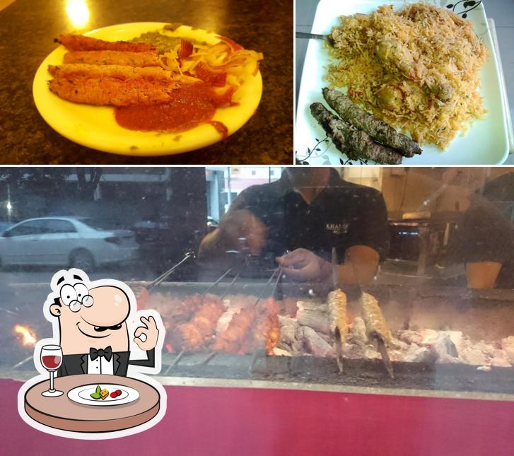 Food at Khan Saheb Grills and Rolls