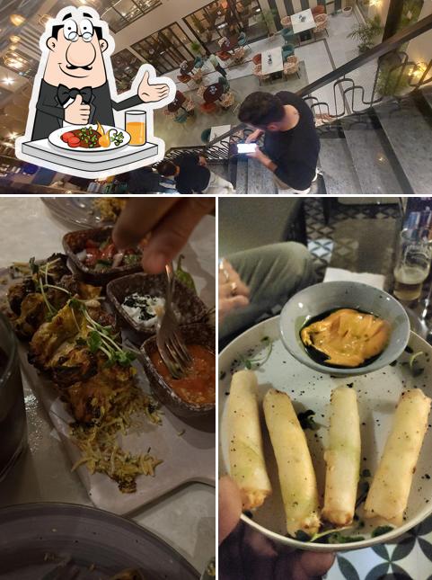 The photo of food and interior at Kokina
