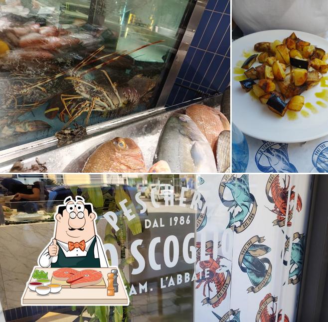 Pescheria Lo Scoglio offre un'ampia varietà di piatti di pesce