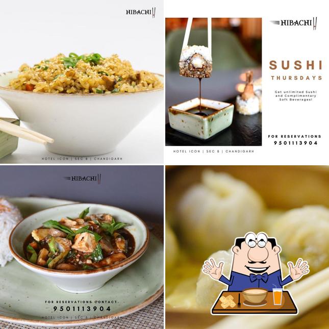 This is the image displaying food and interior at Hibachi: kitchen &Bar