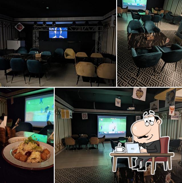 The interior of MILLION DRINKS