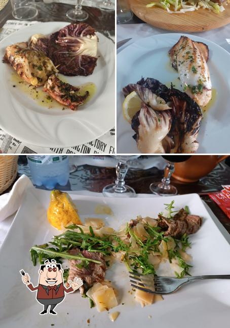 Spigola al Antica Trattoria Marconi A "Carticcia"