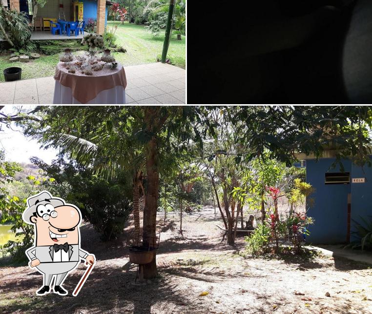 Você pode espairecer no exterior Cabana do Pepe