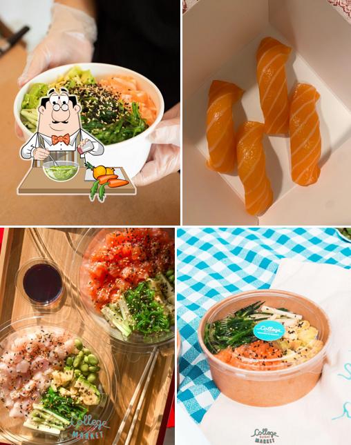 Insalata di alghe al College Sushi Market Pokéria