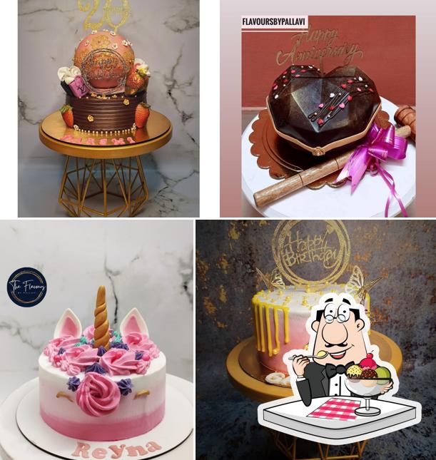 Flavours by pallavi offers a selection of desserts