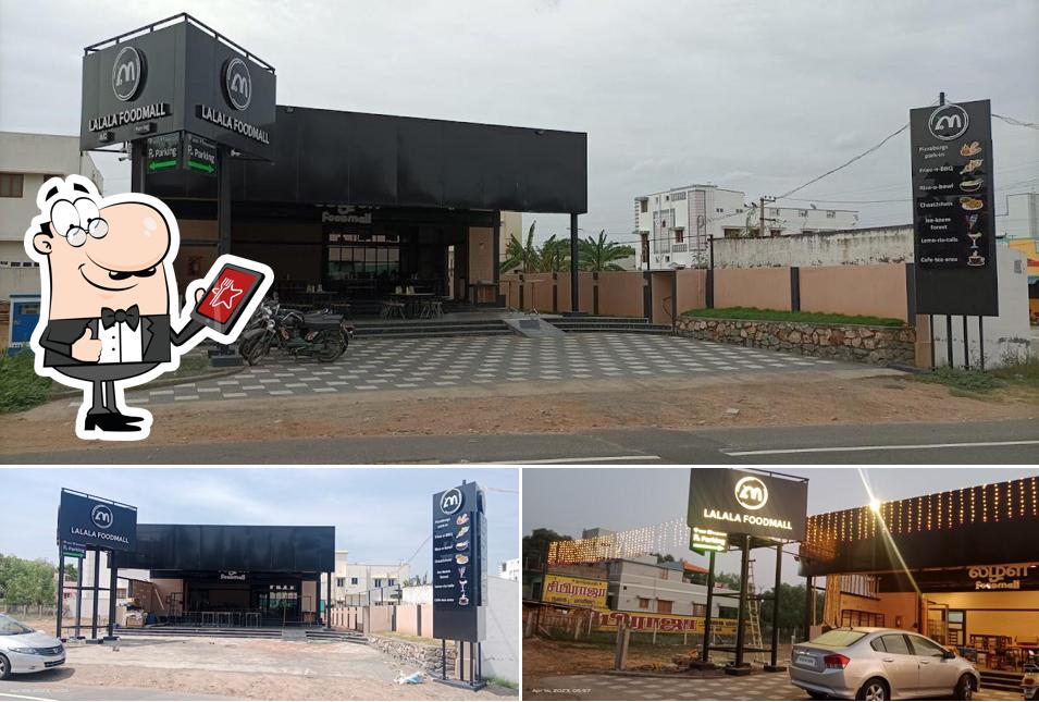 The exterior of LALALA FOOD MALL