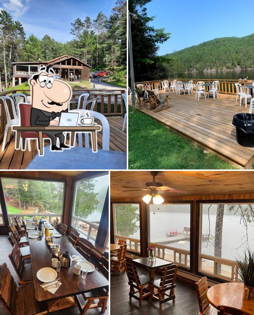 Mattawa River Resort, waterfront restaurant