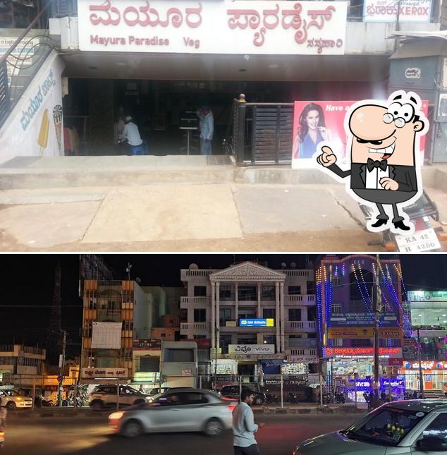 The exterior of Mayur Veg