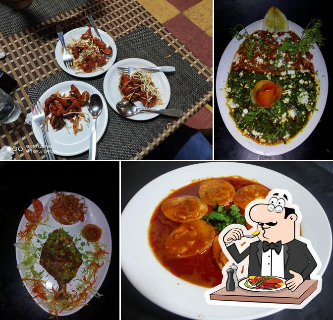 Food at Raj Garden Family restaurant and bar
