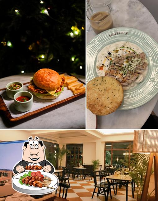 This is the image showing food and interior at Roastery Coffee House Vaishali Nagar